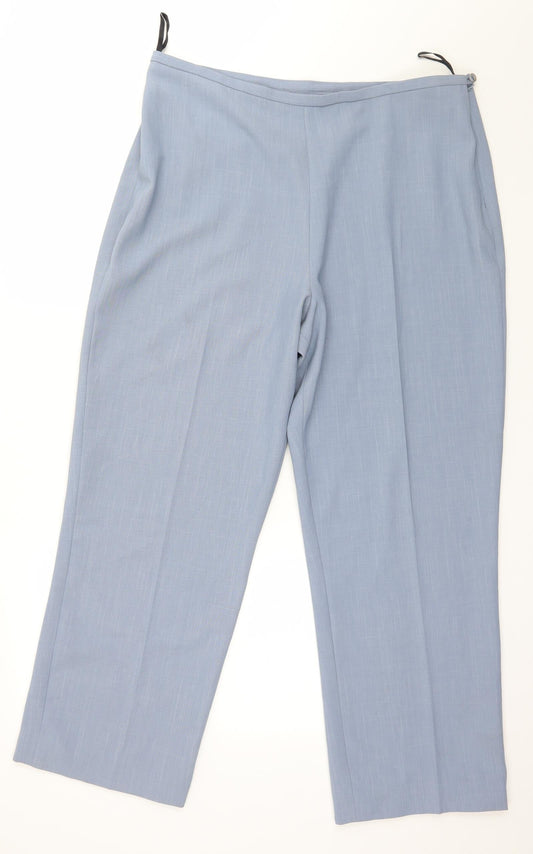 Autonomy Womens Blue Trousers Size 18 L27 in