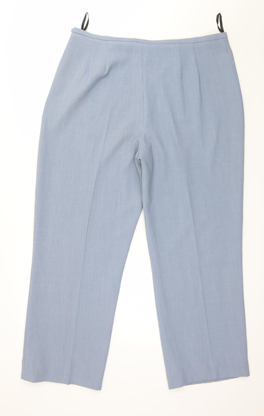 Autonomy Womens Blue Trousers Size 18 L27 in