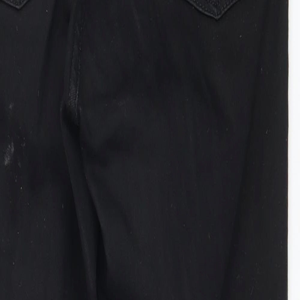 Topshop Womens Black Denim Skinny Jeans Size 28 in L32 in