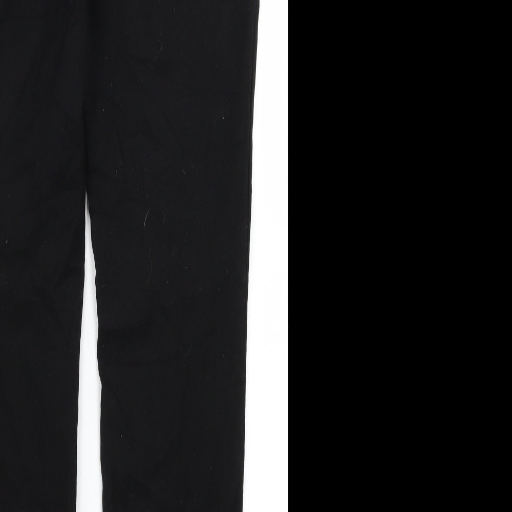 Womens UK Size 8 H&M Regular Fit Black Trousers