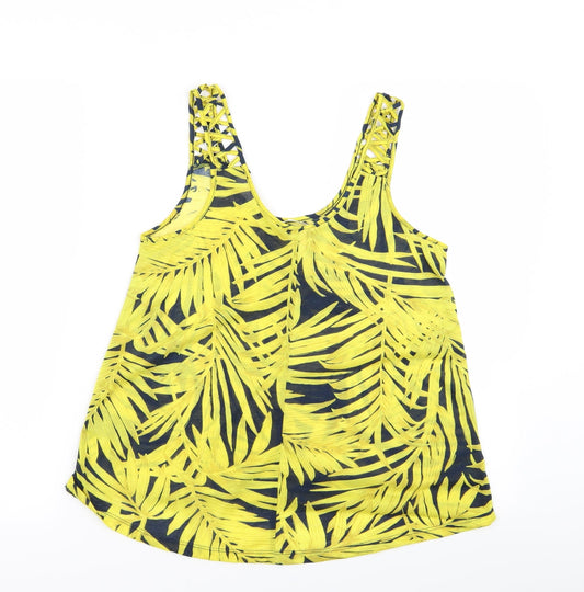 Womens UK Size 4 H&M Multicoloured Basic Tank
