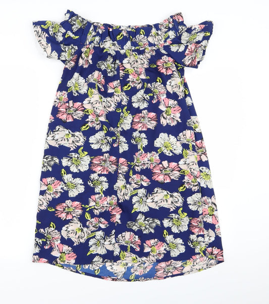 Primark Womens Multicoloured Floral A-Line Size 8