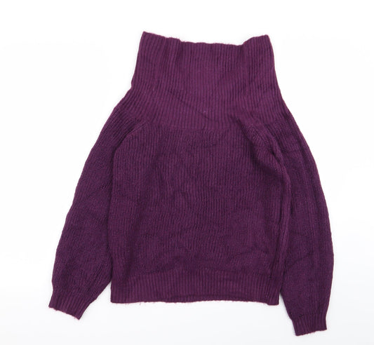Womens UK Size S NEXT Purple Pullover Jumper