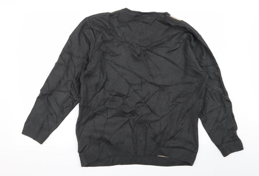 greenwoods Mens Multicoloured Striped Pullover Jumper Size M