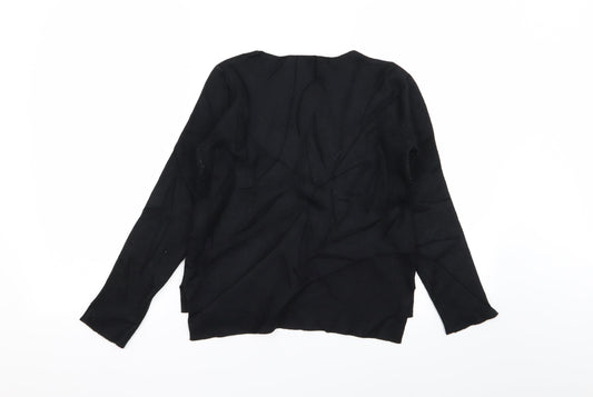 Womens UK Size S Zara Black Pullover Jumper