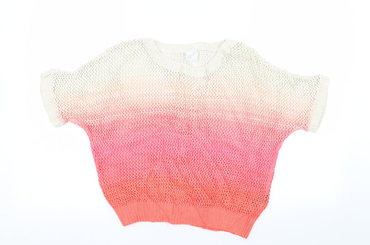Womens UK Size 8 Asda George Multicoloured Pullover Jumper