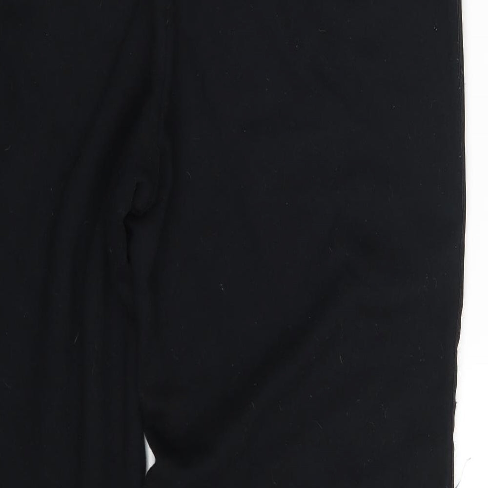 Womens UK Size M Bonmarché Regular Fit Sweatpants Black Trousers
