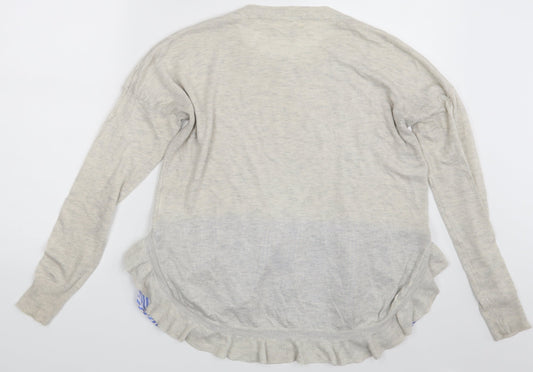Womens UK Size One Size Nicole Ivory Basic T-Shirt
