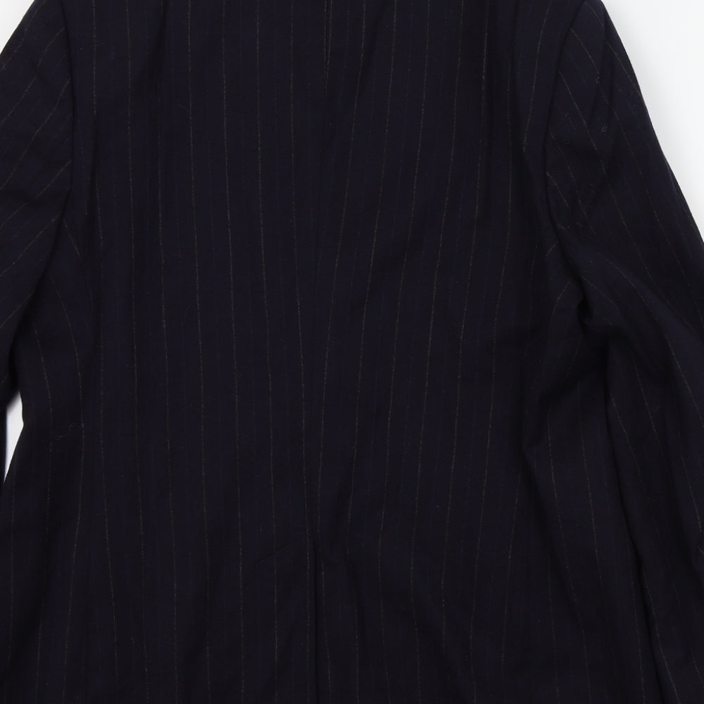 Womens UK Size L Preworn Regular Blue Blazer