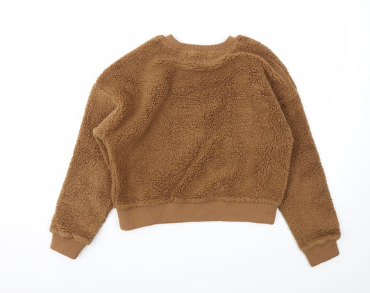 Primark Womens Brown Pullover Jumper Size 2XS