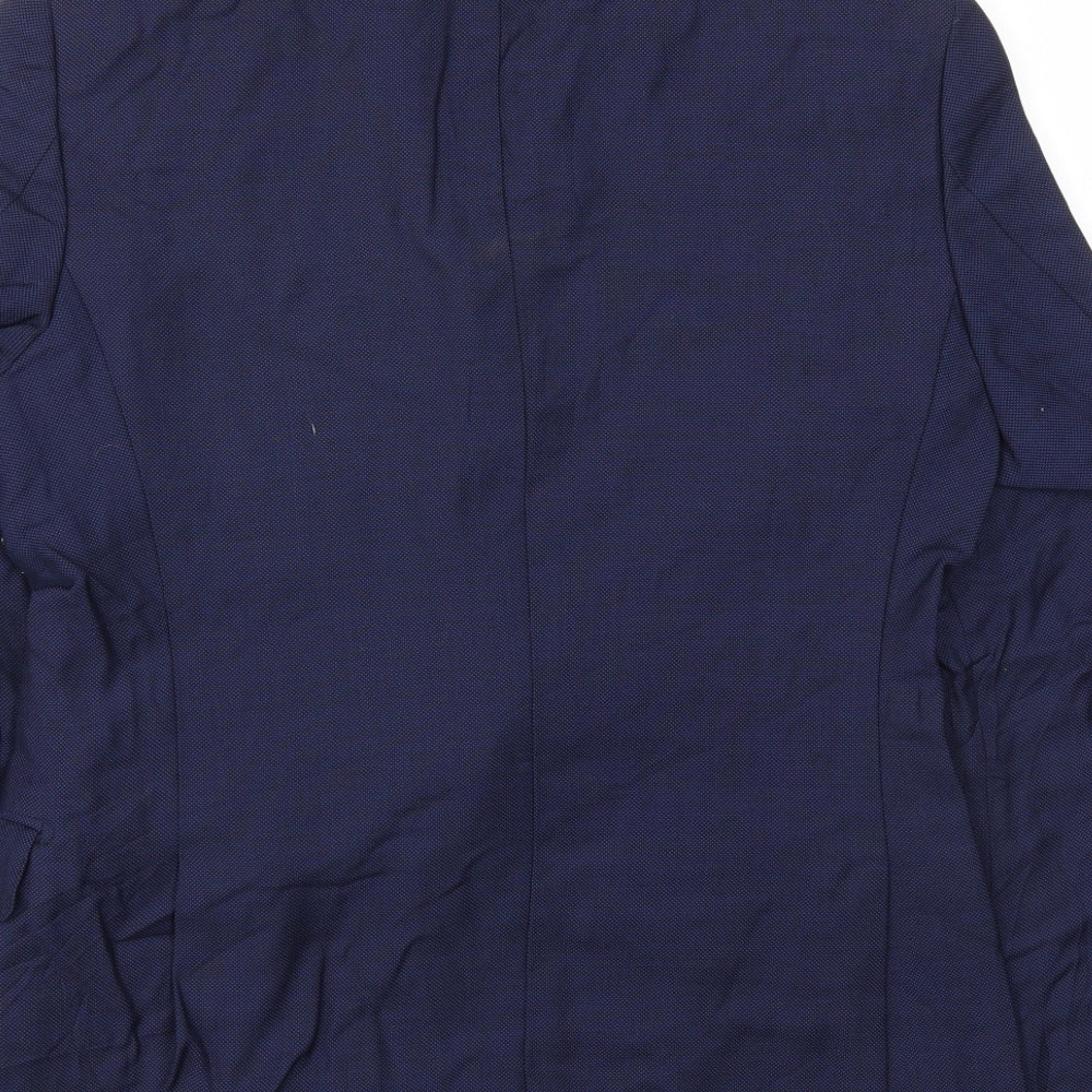 Mens UK Size 40 Preworn Big & Tall Blue Suit Jacket