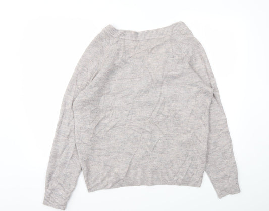 Womens UK Size XS H&M Purple Pullover Jumper