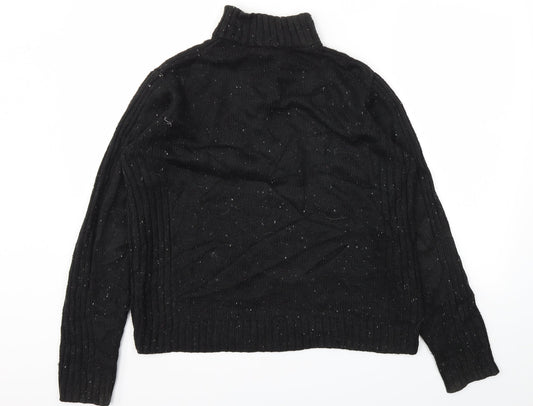 Mens UK Size M Cedar Wood State Black Pullover Sweatshirt