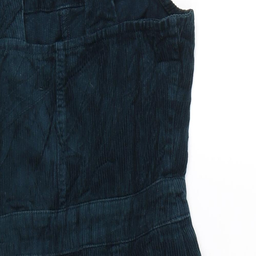 Dorothy Perkins Womens Blue Corduroy Tank Dress Size 6