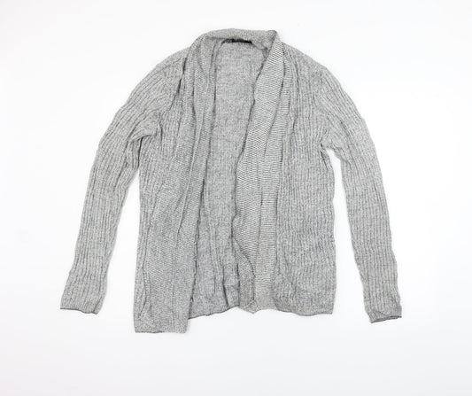Womens UK Size L Cedar Wood State Grey Cardigan Jumper