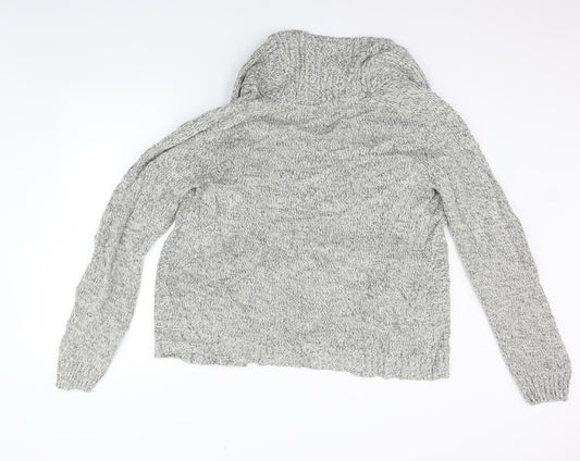 F&F Womens Grey Cardigan Jumper Size M