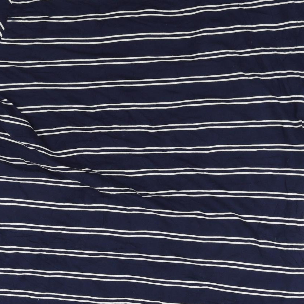 Womens UK Size L Marks and Spencer Blue Basic Polo
