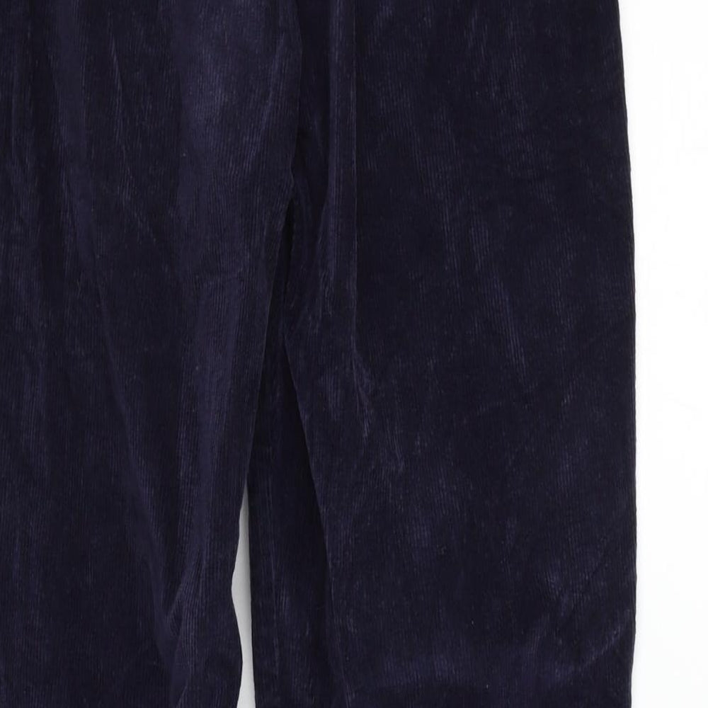 Womens UK Size S Preworn Regular Fit Blue Trousers