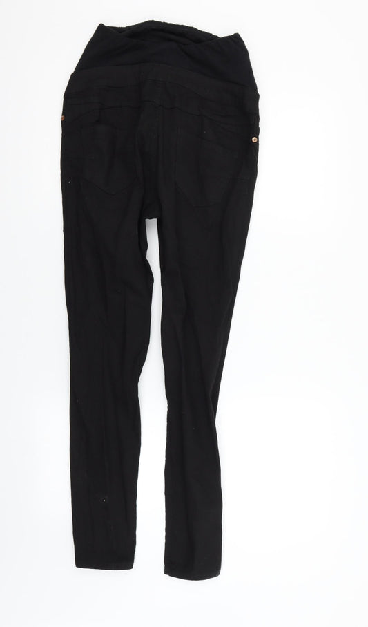 New Look Womens Black Trousers Size 8 L28 in