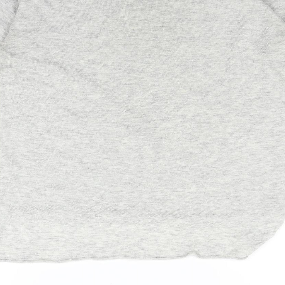 John Lewis Womens Grey Henley Jumper Size S - washable marks