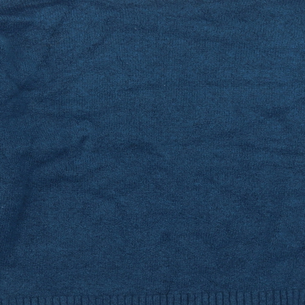 Womens UK Size 14 Marks and Spencer Blue Pullover Jumper