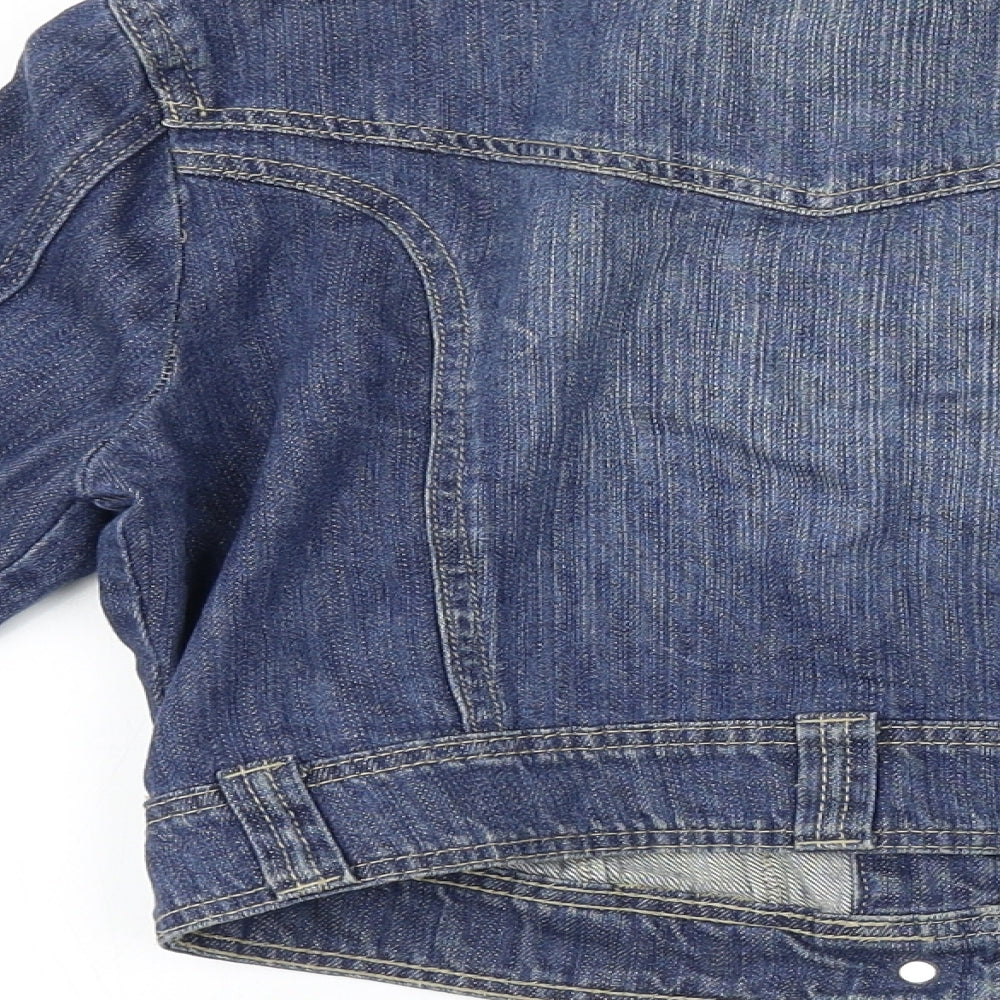 New Look Womens Blue Jacket Coat Size 10