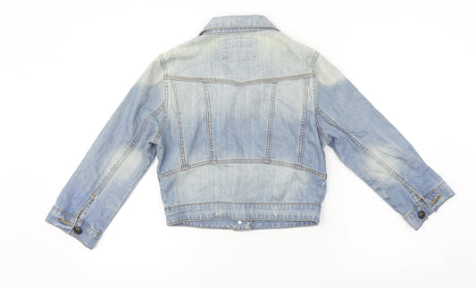 New Look Womens Blue Jacket Coat Size 10