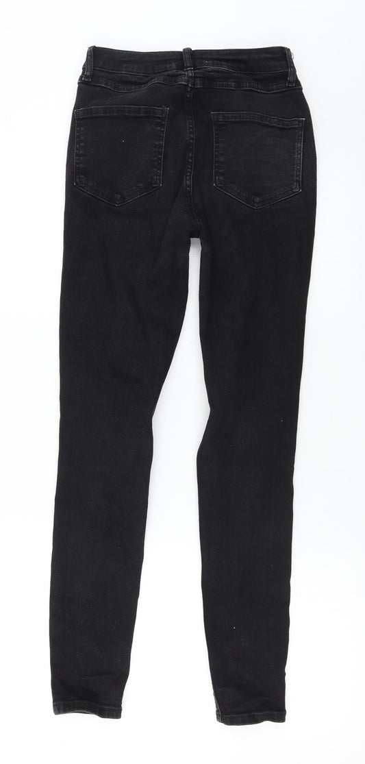 denim co Womens Black Skinny Jeans Size 10 L27 in