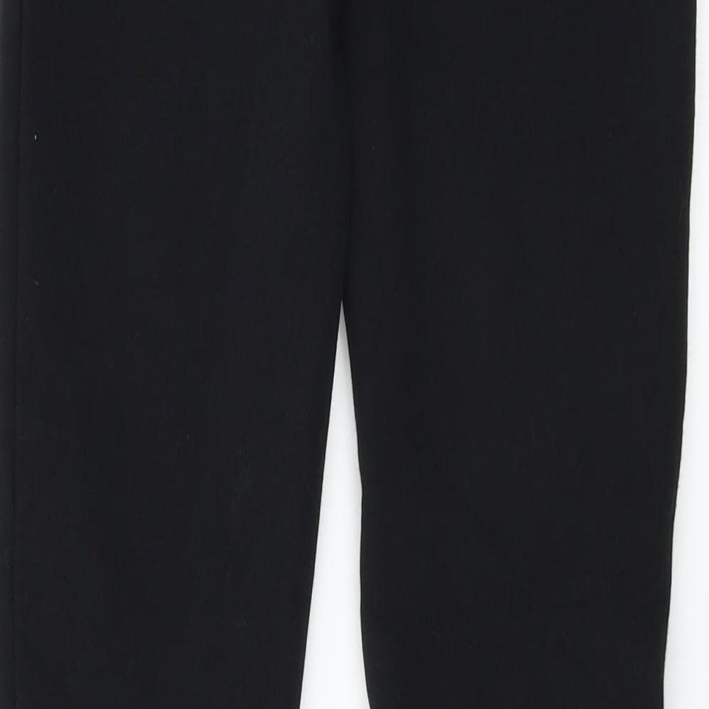 Womens UK Size S H&M Regular Fit Black Trousers