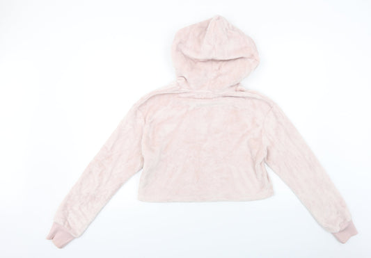 Bershka Womens Pink   Pullover Hoodie Size M
