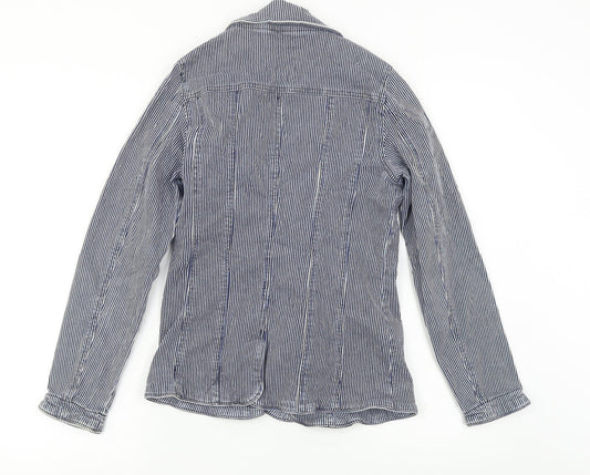 Womens UK Size 10 EVIE Blue Jacket