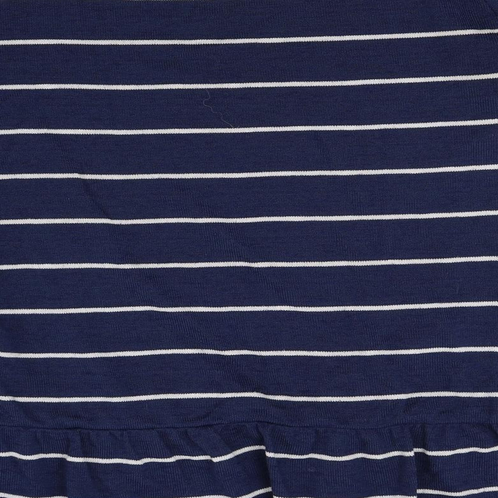 TU Womens Blue Striped Pullover Jumper Size 16