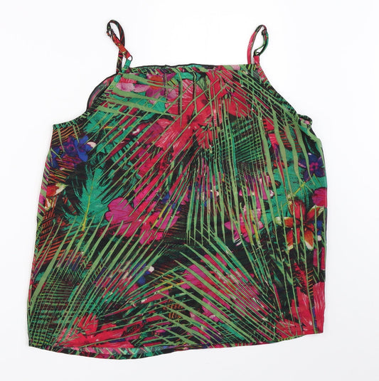 George Womens Green Camisole Blouse Size 12
