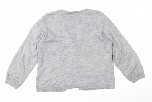 Womens UK Size M Florida Grey Pullover Jumper