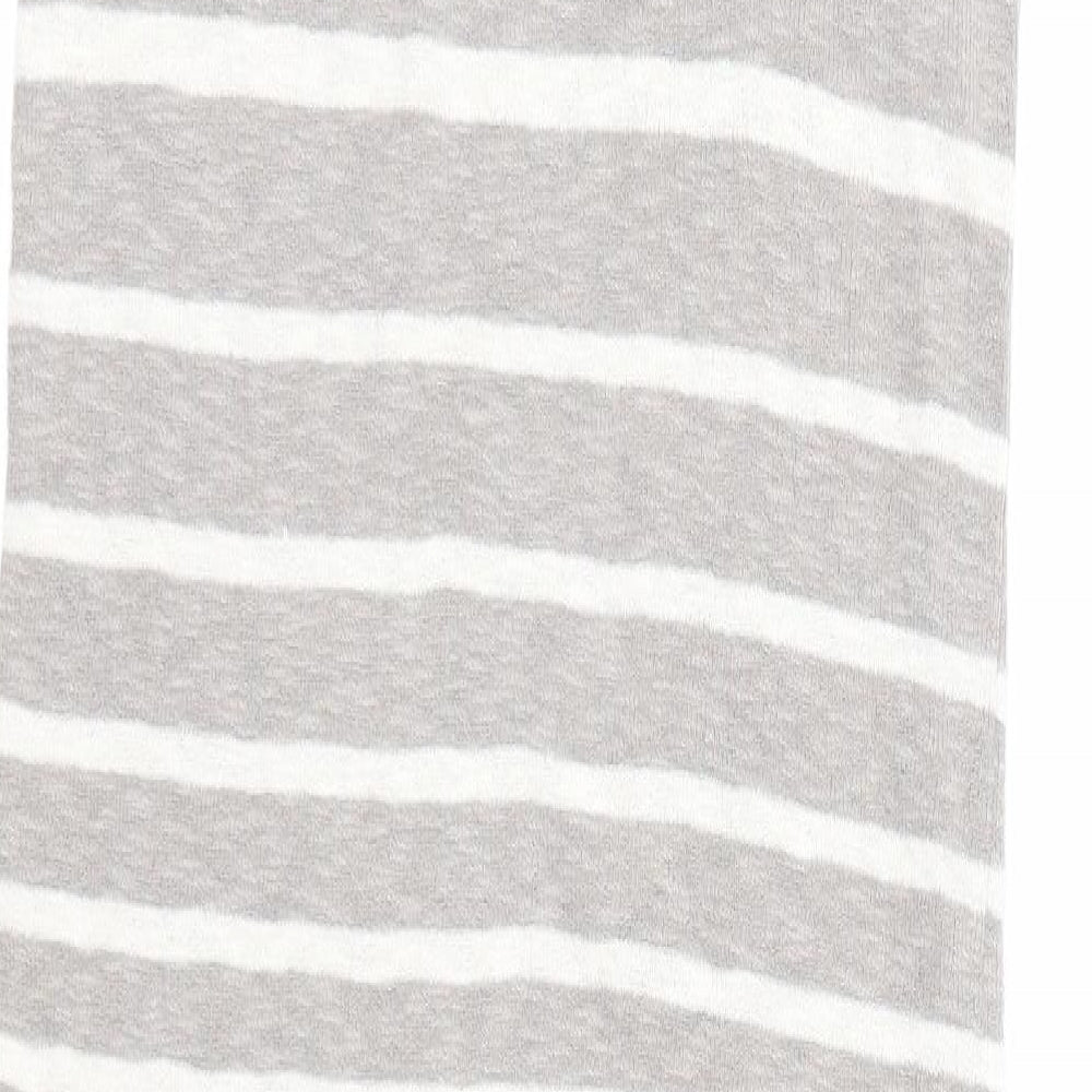 Marks and Spencer Womens Brown Striped Knit Maxi Size 8