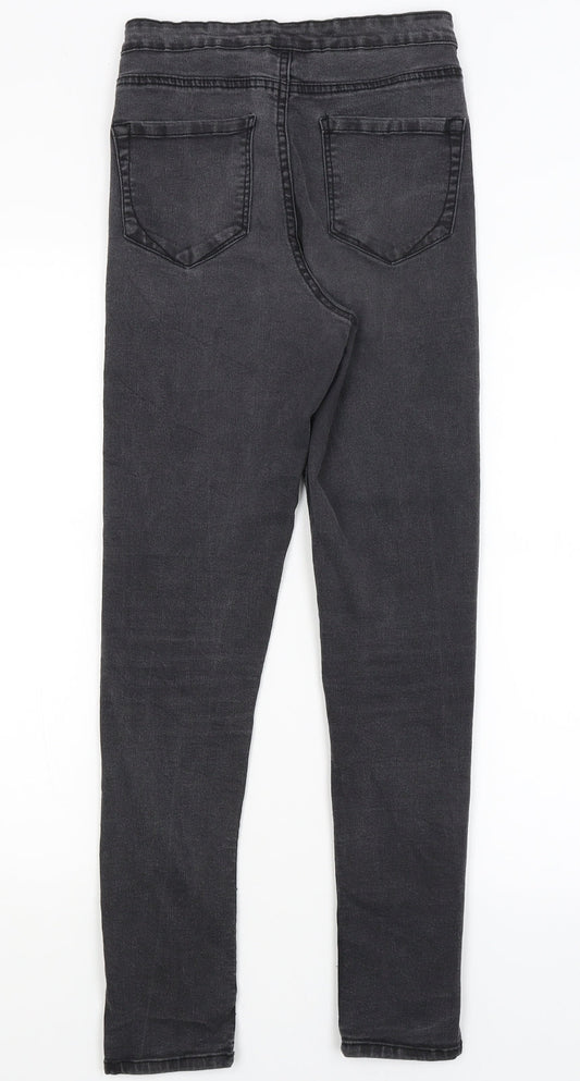 Denim Co Womens Black Skinny Jeans Size 10 L28 in