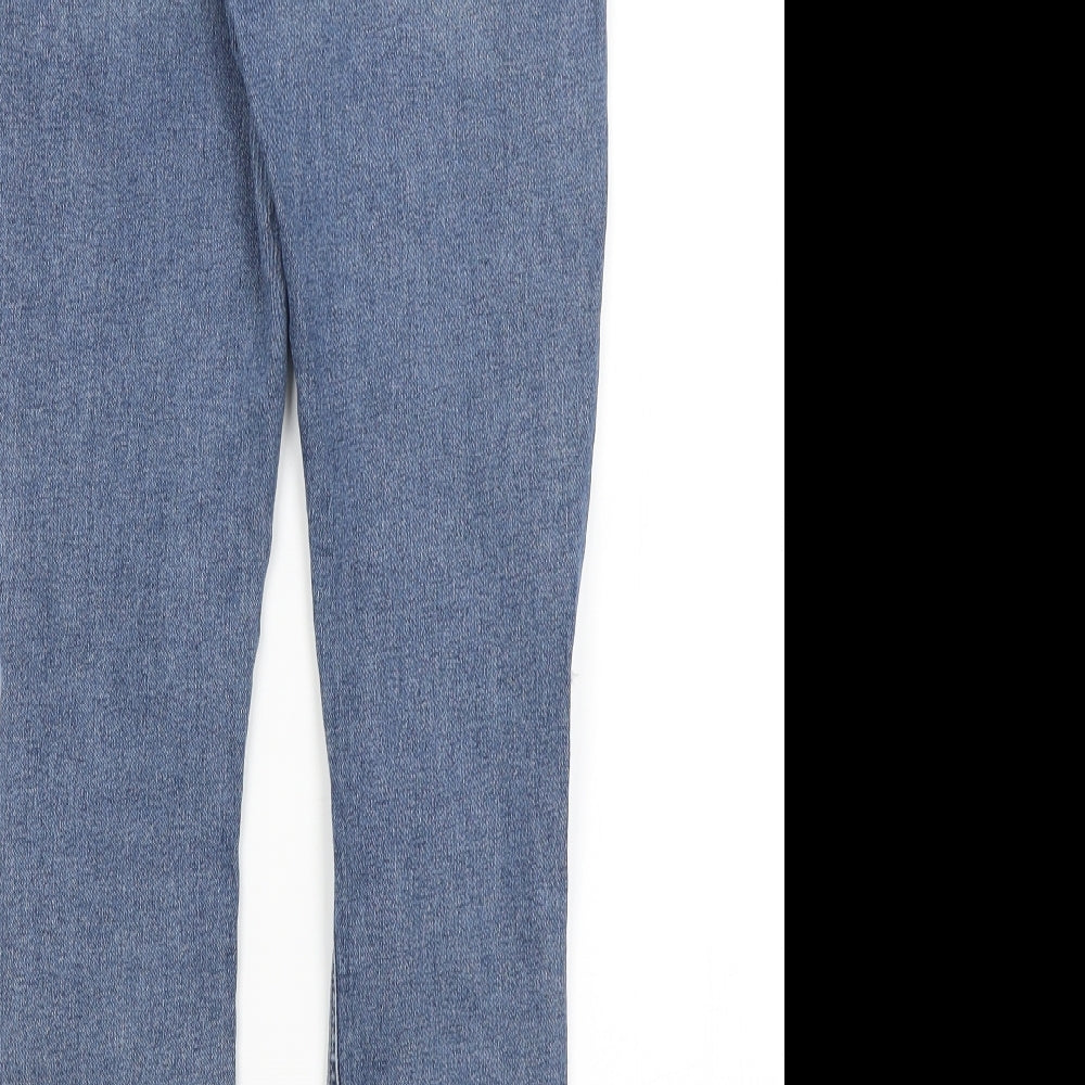 Topshop Womens Blue Tapered Jeans Size 30 in L27 in