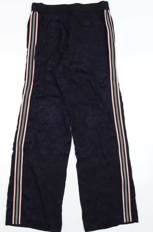 Womens UK Size 12 River Island Regular Fit Blue Trousers