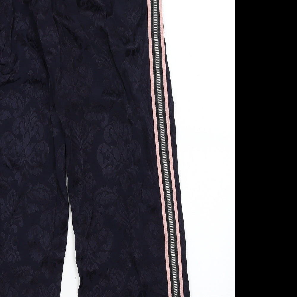 Womens UK Size 12 River Island Regular Fit Blue Trousers