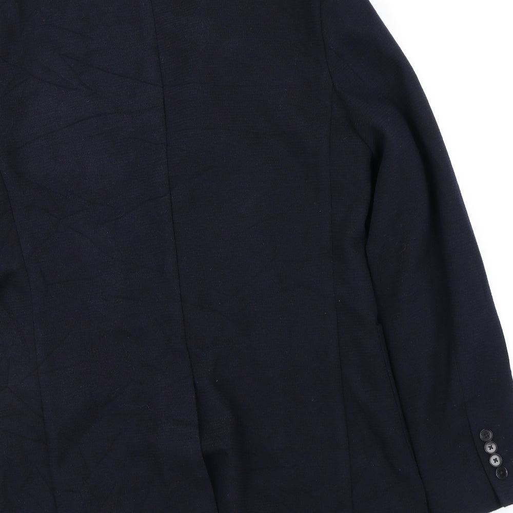 Mens UK Size Marks and Spencer Regular Blue Suit Jacket