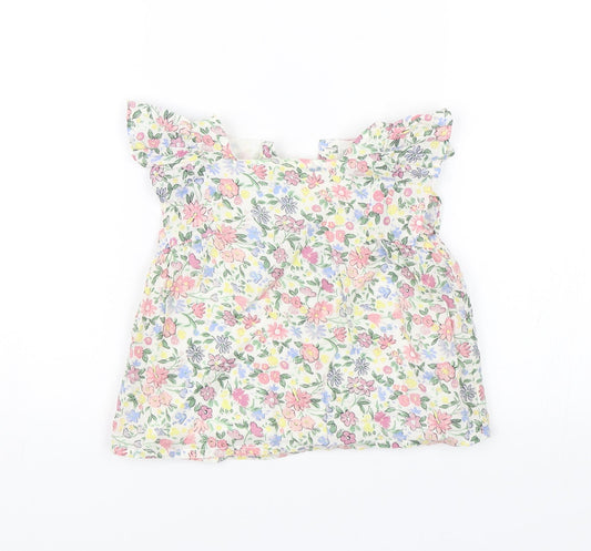 Primark Baby White Floral Shift Size 12-18 Months