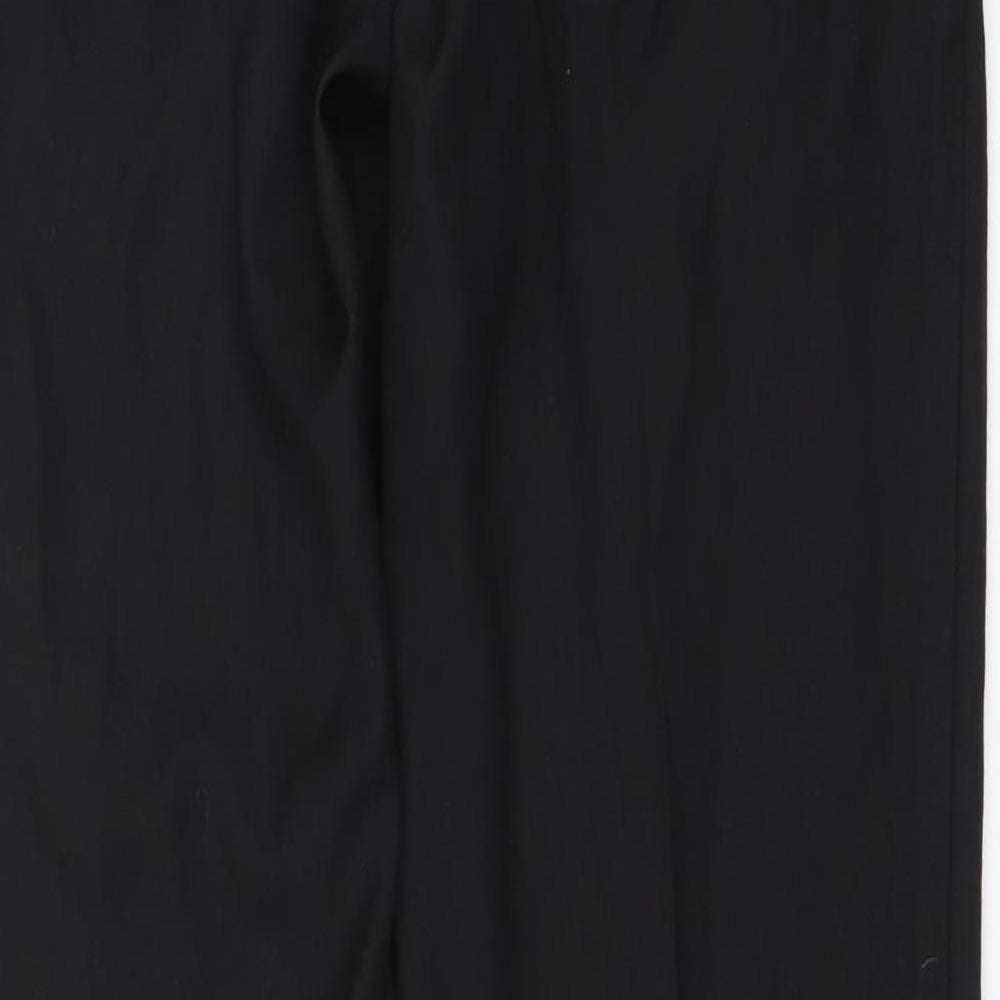 Taylor & Wright Mens Black Dress Pants Trousers Size 34 in L27 in