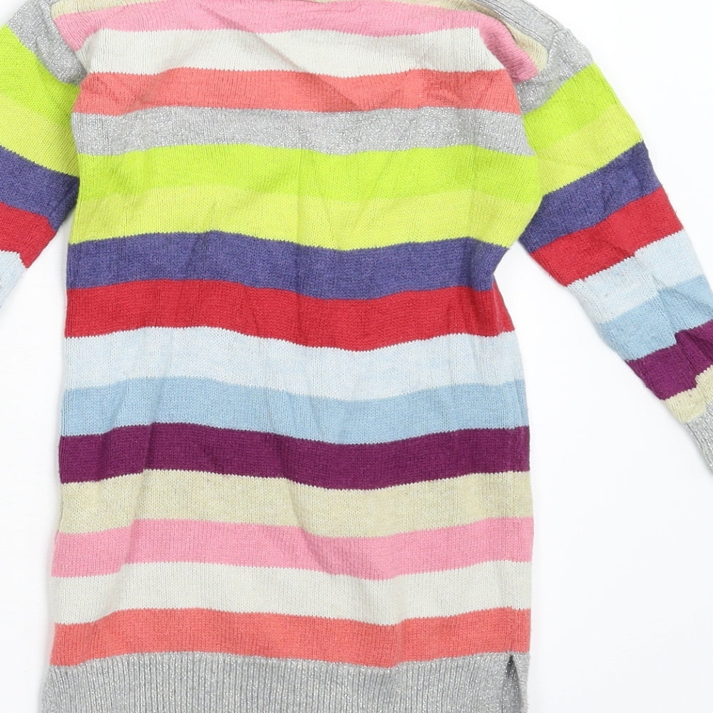 Gap Baby Baby Multicoloured Striped Pullover Jumper Size 24 Months