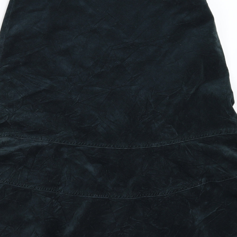 M&S Womens Green A-Line Skirt Size 12