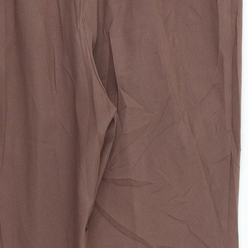 Womens UK Size 18 Damart Regular Fit Brown Trousers