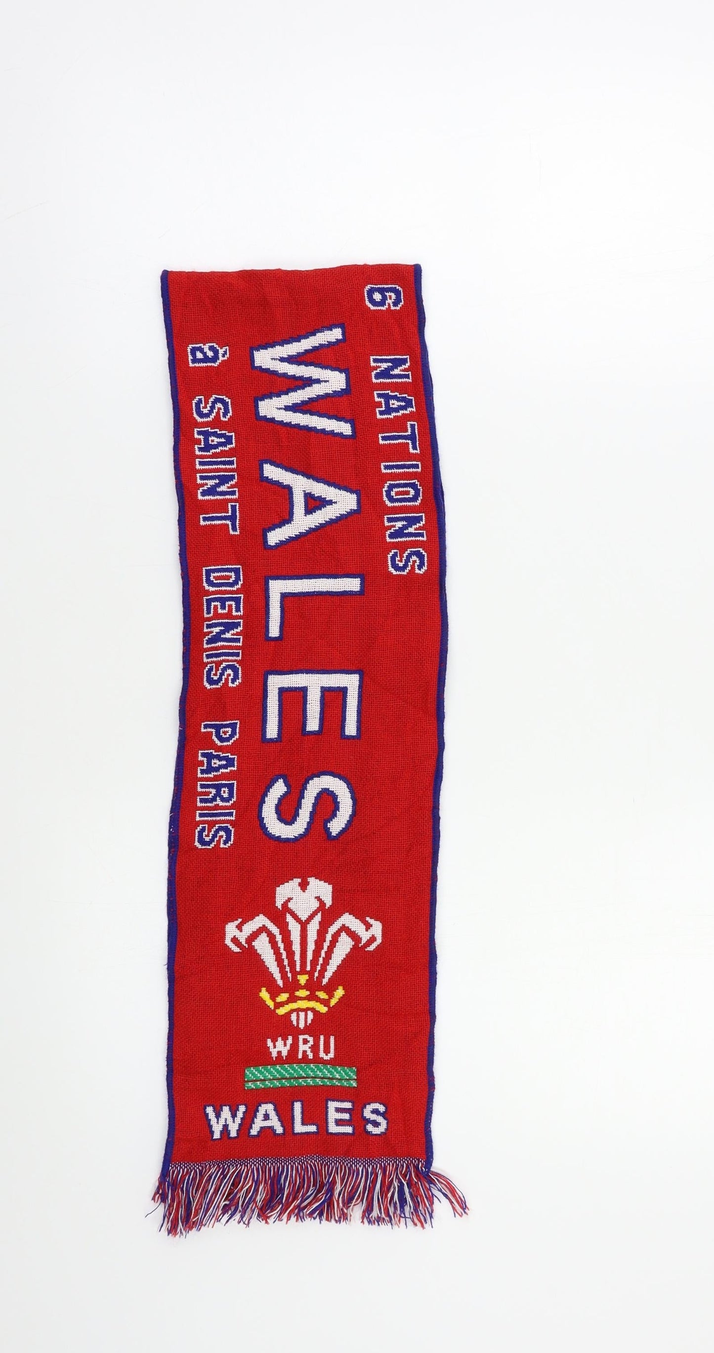 Preworn Mens Red Scarf Size Regular - Rugby Union