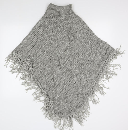 Love Knitwear Womens Grey Pullover Jumper Size M