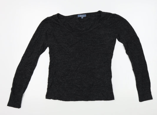 Womens UK Size 12 E-vie Grey Pullover Jumper