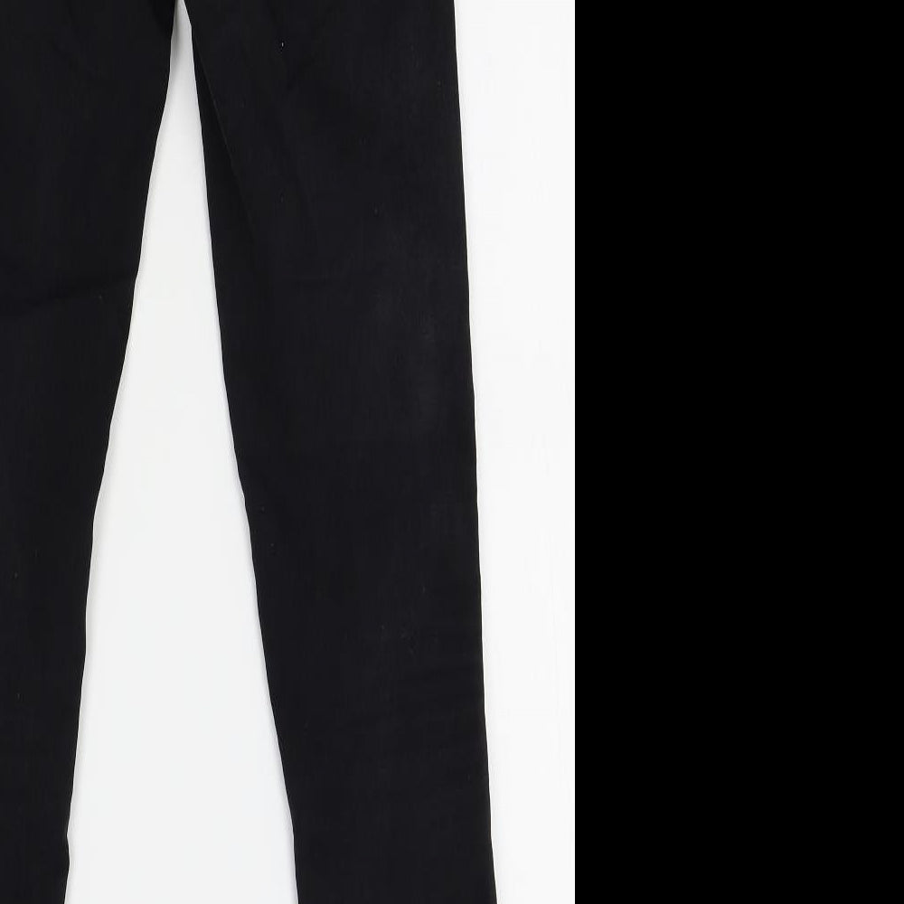 denim co Womens Black Straight Jeans Size 4 L26 in