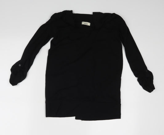 Papaya Womens Black Basic Blouse Size 8